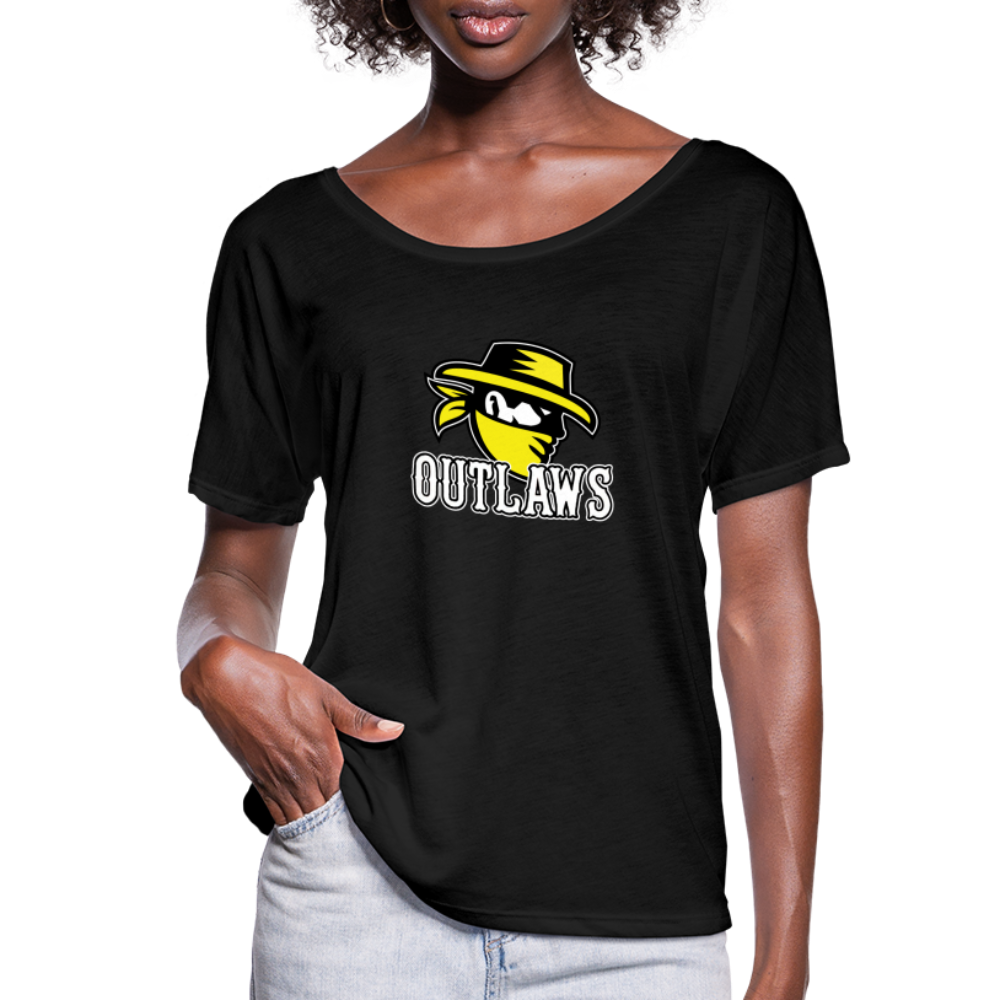 Women’s Flowy T-Shirt - black