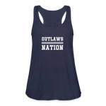 Load image into Gallery viewer, Women&#39;s Flowy Tank Top by Bella - navy
